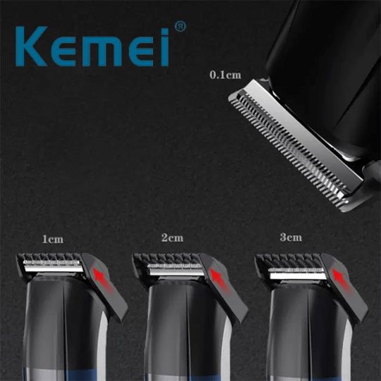 Kemei 3 In 1 Multifunction Trimmer And Shaver For Men