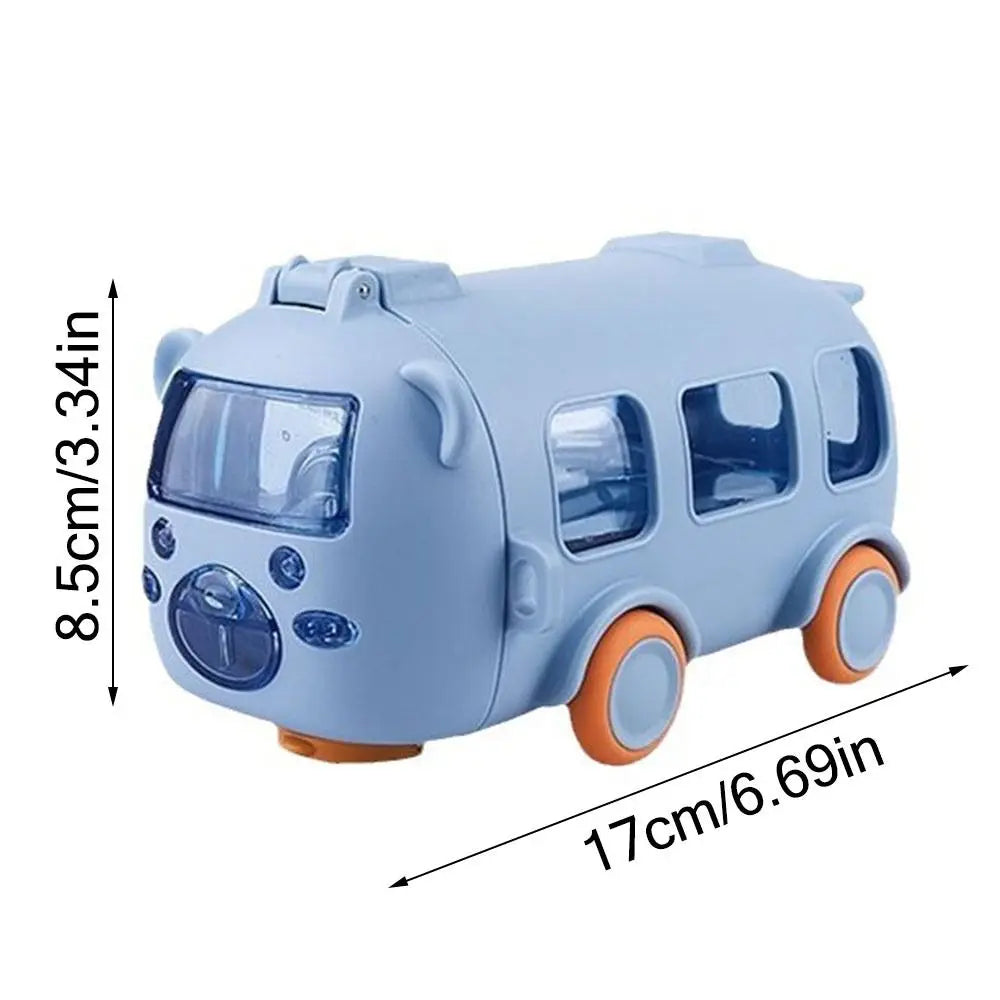 Cartoon Bus Cup 500ml – Spill-Proof for Kids